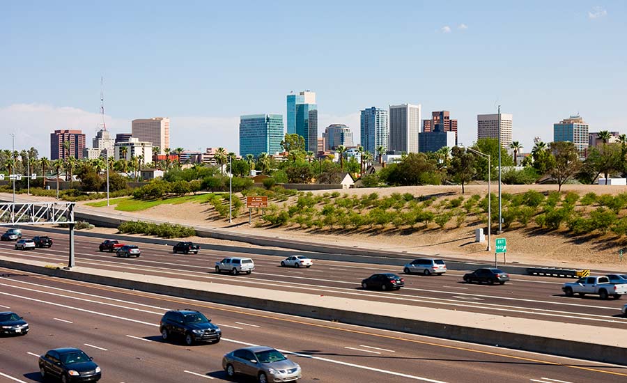 Freeway in Phoenix, Arizona